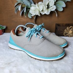 Skechers Go Golf V2 Modern Oxford Canvas Spikeless Shoe Women's Size 7